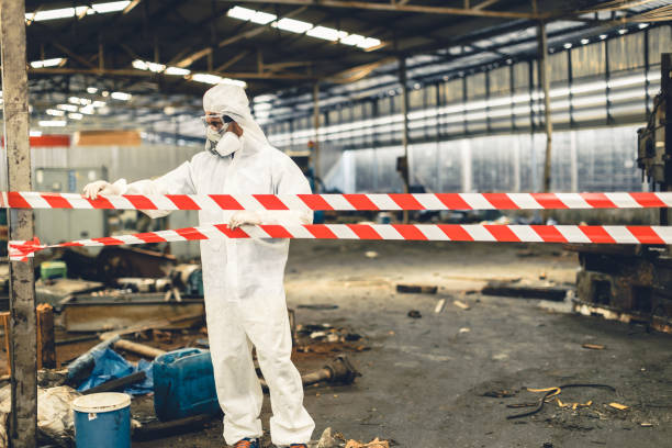 Professional Biohazard technician working in Walnut, CA